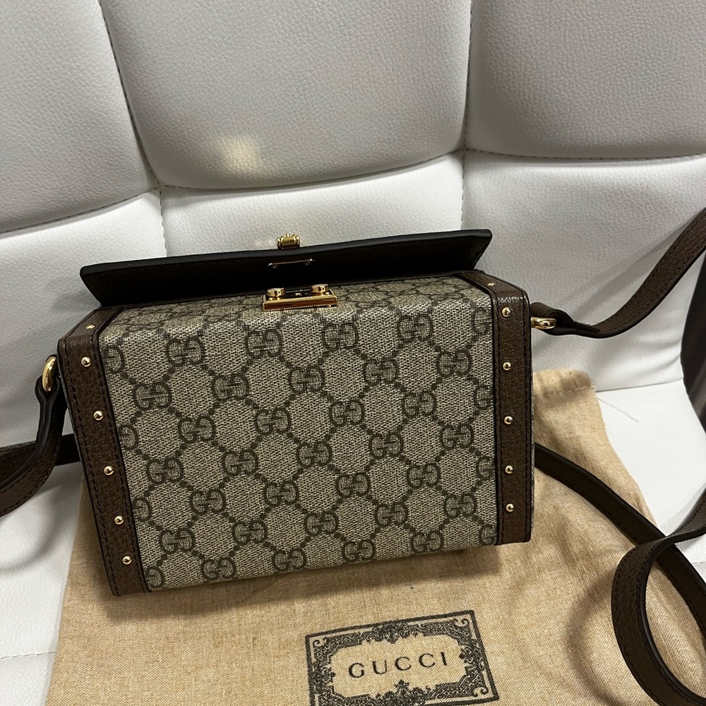 Gucci GG box crossbody bag